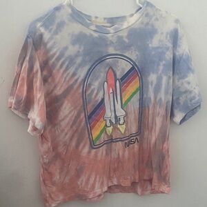 Space Adventure Tie-Dye Kids T-Shirt